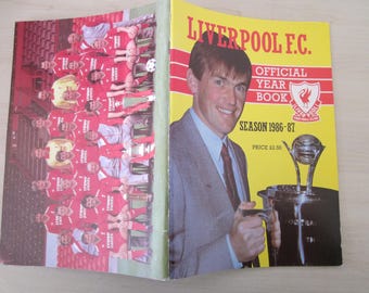 1986-87 Liverpool Football Club Yearbook, Handbook, Souvenir, Collectable.