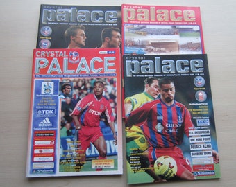 1999 FOUR Crystal Palace Football League Match Programmes. Ideal Christmas, Fathers Day, Birthday Present