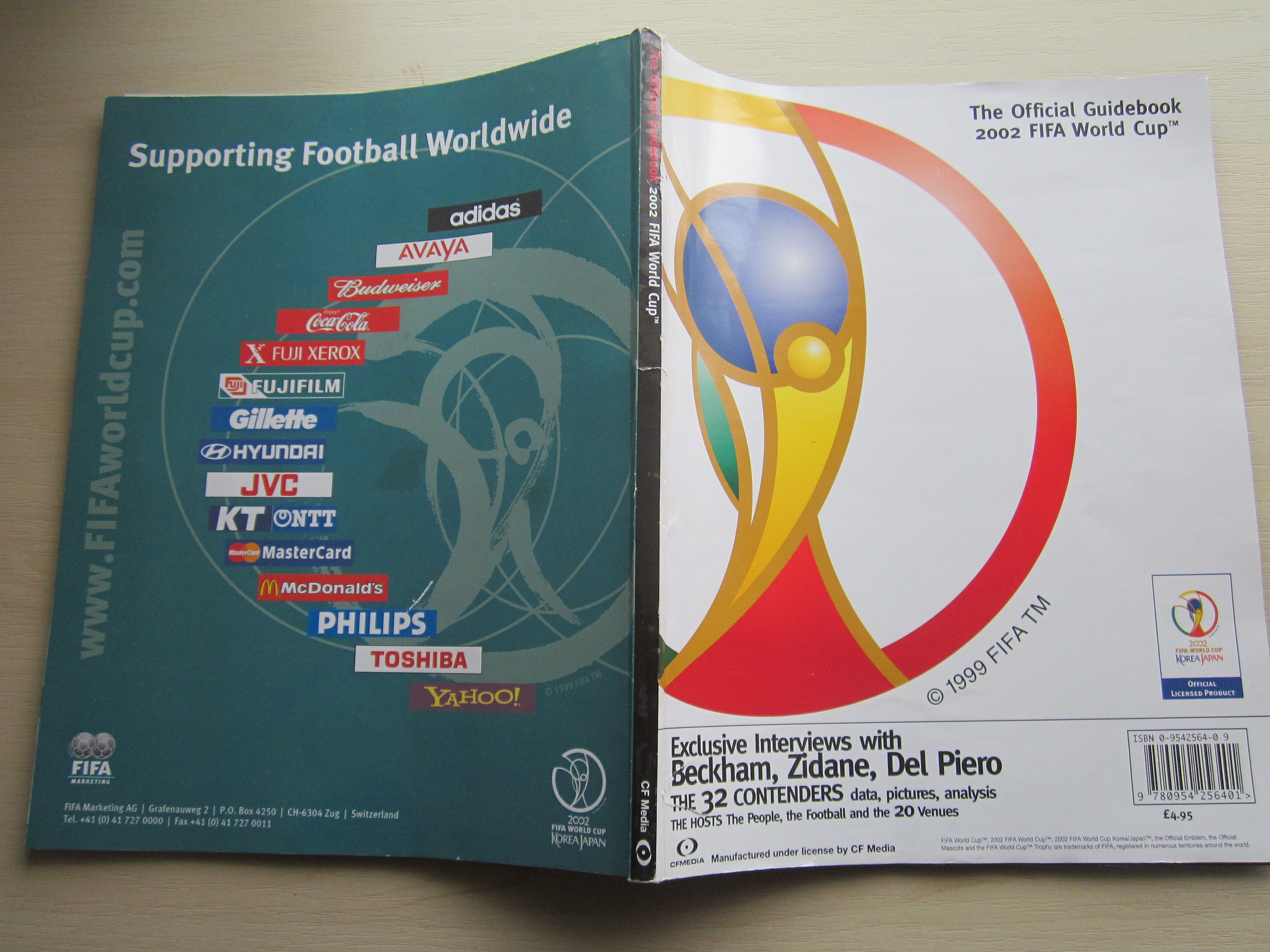 2002 220 Page World Cup Tournament Guidebook/programme