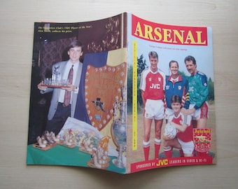 1990-91 Arsenal Football Club Handbook, Yearbook, Souvenir, Memorabilia. Ideal Christmas Gift, Fathers Day, Birthday Present