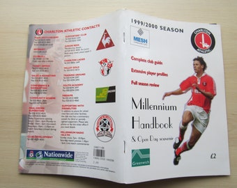 1999 Charlton Athletic Millennium Handbook & Open Day Souvenir Yearbook Annual. Ideal Christmas Gift, Fathers Day, Birthday Present