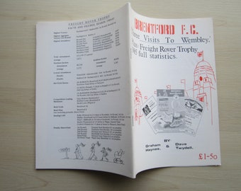 1980s Forty Eight Page Brentford Football Club Three Visits To Wembley Publication, Souvenir, Handbook. Ideal Christmas/Birthday Gift.