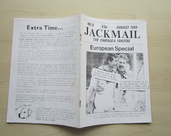 1989-90 FIVE Swansea Football Club Fanzines, Magazines, Memorabilia. Ideal Christmas Gift, Fathers Day Birthday Present For Him