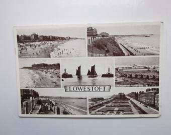 Postcard, Lowestoft, England, United Kingdom, Real Photo RPPC Postcard, Genuine, Original.