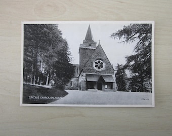 Crathie Church, Balmoral, Scotland, United Kingdom, Genuine, Original, Valentine's Series, Postcard.