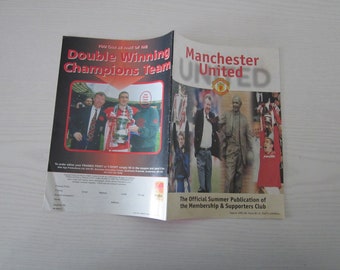 1995-96 Manchester United Membership & Supporters Club Souvenir/Magazine. Ideal Christmas Gift, Fathers Day, Birthday Present