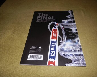 2005 Arsenal v Manchester United Original Official F A Cup Final Football/Soccer Match Programme 21 May 2005 The Millennium Stadium