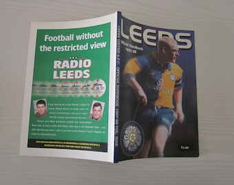 1997-98 Leeds United Football Club Handbook, Yearbook, Souvenir, Memorabilia. Ideal Christmas Gift, Fathers Day, Birthday Present