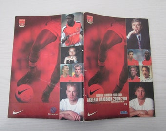 2000-2001 Arsenal Football Club Handbook, Yearbook, Souvenir, Memorabilia. Ideal Christmas Gift, Fathers Day, Birthday Present
