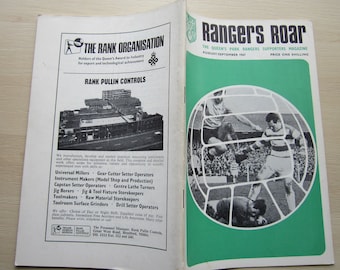 1967 Queens Park Rangers QPR Football Supporters Club Handbook, Yearbook Annual Ideal Christmas Gift, Fathers Day, Birthday Present