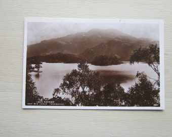 Postcard, Loch Katrine And Ben Venue, Trossachs, Perthshire, Scotland, UK.