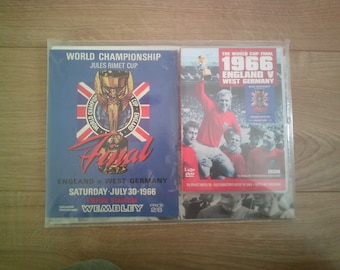 1966 England v West Germany, World Cup Final Football Programme, REPLICA, With DVD. UNSEALED!