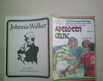 1976-77 Aberdeen v Celtic Scottish League Cup Final Football Programme. Ideal Christmas Gift, Fathers Day, Birthday Present For Him