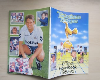 1989-90 Tottenham Hotspur Football Club Handbook, Yearbook, Annual, Souvenir. Ideal Christmas Gift, Fathers Day, Birthday Present