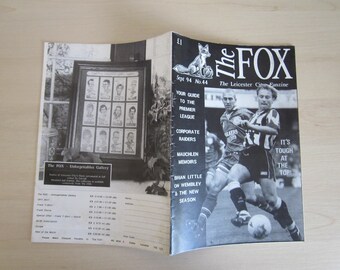 1994 FOUR Leicester City Football Club's "The Fox" Fanzine, Souvenir. Ideal Christmas Gift, Fathers Day, Birthday Present For Him.