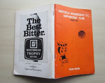 1969-70 Sheffield Wednesday Football Club Handbook, Yearbook, Souvenir. Ideal Christmas Gift, Fathers Day, Birthday Present