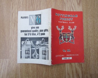 1966/67 Nottingham Forest Football Club Handbook, Yearbook, Annual, Souvenir. Ideal Christmas Gift, Fathers Day, Birthday Present