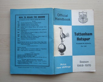 1969-70 Tottenham Hotspur Football Club Magazine, Handbook, Yearbook, Souvenir. Ideal Christmas Gift, Fathers Day, Birthday Present