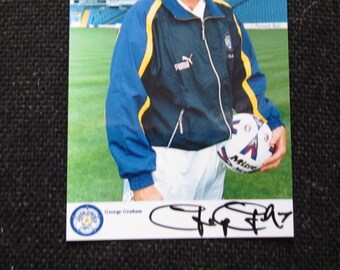 George Graham Arsenal Chelsea Manchester United FC Football Legend Personally Hand-Signed Colour Photograph Ideal Christmas Birthday Present