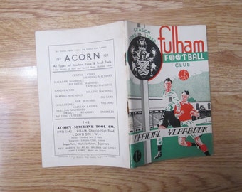 1949-50 Fulham v Stoke City Football League Division One Football Match Programme. Ideal Christmas Gift, Fathers Day Birthday Present