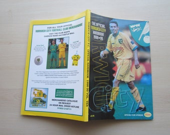1998-99 Norwich City Football Club Handbook, Yearbook, Annual, Souvenir. Ideal Christmas Gift, Fathers Day, Birthday Present