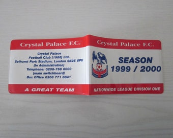 1999-2000 Crystal Palace Football Club Used Season Ticket Booklet