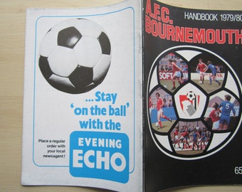 1979-80 Bournemouth Football Club Handbook, Yearbook, Souvenir, Memorabilia.