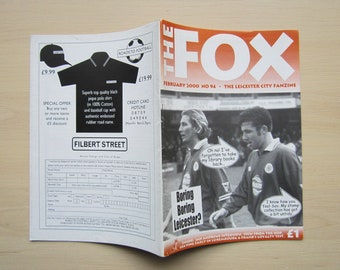 2000 THREE Leicester City Football Club's "The Fox" Fanzine, Souvenir. Ideal Christmas Gift, Fathers Day, Birthday Present For Him.