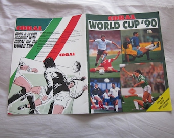 1990 Coral, World Cup '90 Guide, Programme.