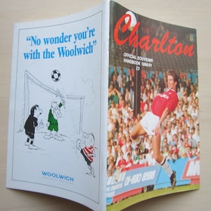 1990-91 Charlton Athletic Football Club Handbook, Yearbook, Annual, Souvenir. Ideal Christmas Gift Birthday Present For Him