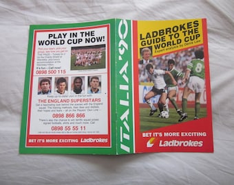 Italia '90, Ladbrokes Guide To The World Cup (English Version).