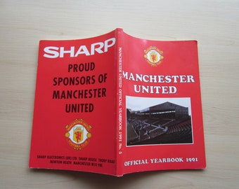 1991 Manchester United Football Club Yearbook, Handbook, Memorabilia.