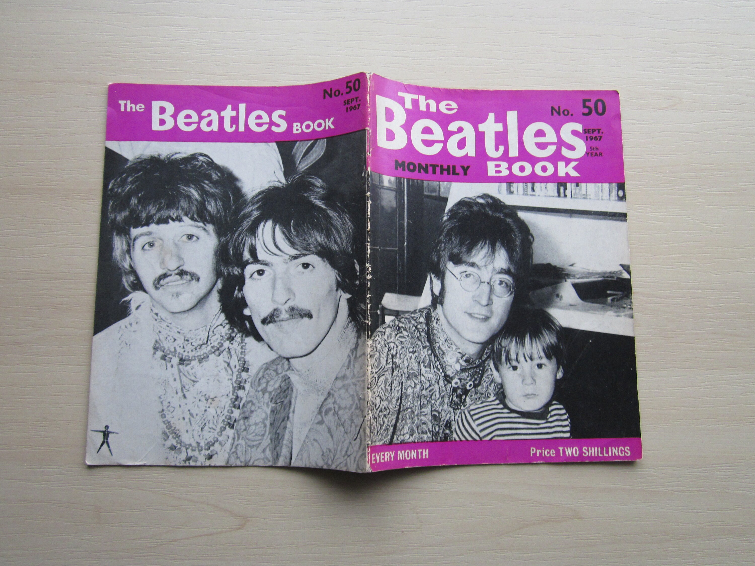 FIVE 1967-1984 the Beatles Monthly Book Magazine Souvenir - Etsy