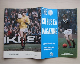 1974/75 Original Chelsea Football Supporters' Club Handbook, Yearbook, Annual, Souvenir. Ideal Christmas Gift, Fathers Day, Birthday Present