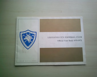1970-71 Original Leicester City Football Supporters Club Yearbook, Handbook, Souvenir. Ideal Christmas Gift, Fathers Day, Birthday Present