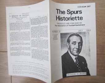 1984 SIX Tottenham Hotspur Football Club Fanzines, Souvenirs. Ideal Christmas Gift Father's Day Birthday Present For Him.