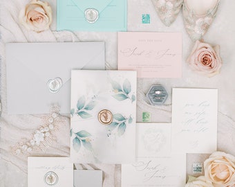 Morden Hall Botanical Wedding Stationery Suite