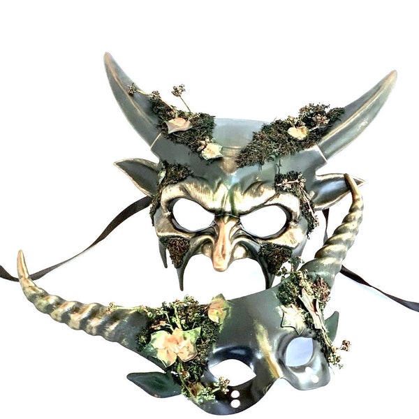 Masquerade Mask couples Devil Masks Mythical masks Goblin Mask Woodland Creature Mask Horned Creatures Halloween Masks