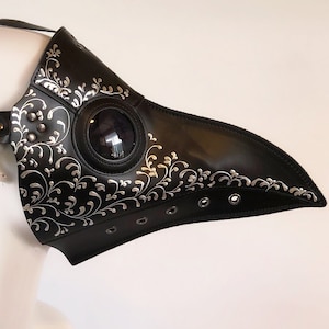 Pestdoktor Maske - COSPLAY Maske - Steampunk Maske - Pestdoktor Kostüm - Pestdoktor Hut - Pest Maske - Halloween - Maskenball