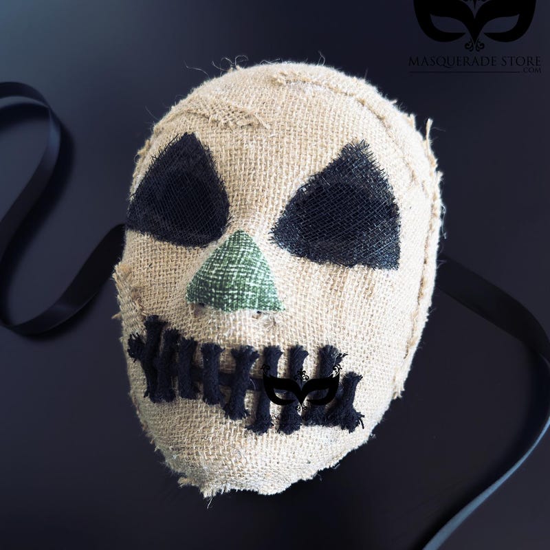 Burlap Mask - Etsy