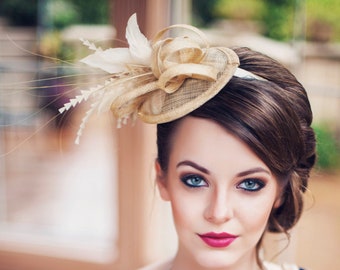 Formal Fashion Hats Derby Accented Fascinator Women Dressy Hat Wedding Polo...