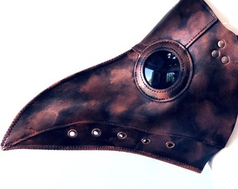 Cosplay Plague doctor Mask Copper Animal Bird beak Mask Masquerade Mask halloween Masks