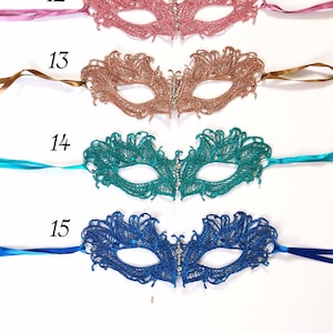 Women lace Mask l masquerade mask women l Royal Blue l Pink l Party Mask