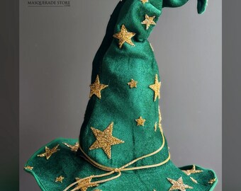 Witch Hat Masquerade Wizard Spire For Halloween Witch Accessories For