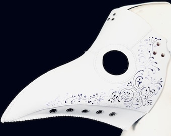 Máscara de mascarada de médico de la peste plateada Máscara de la peste Máscara de pájaro de Halloween Grajilla Médico de la peste Steampunk Máscara de disfraz de médico de la peste de Halloween