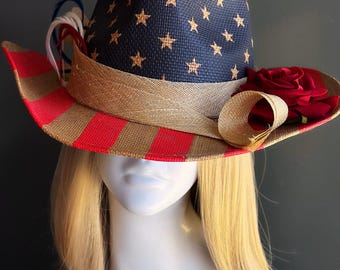 USA 4th of July Festival Party Cowboy Hat