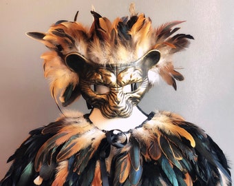 Cat Mask, Cat Costume, Panther Mask, Wild Cat Mask, Animal Mask, Lion Costume, Lion Mask