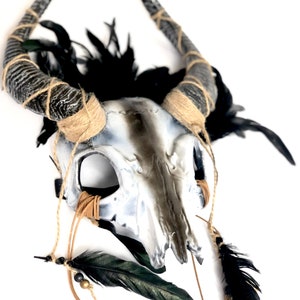 Wendigo Cosplay Skull Wendigo Costume Horn Headpiece Deer Antler ...