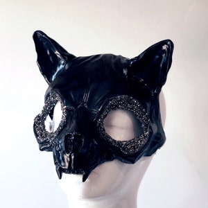 Cat Masquerade Mask, Cat Costume Halloween Mask Cat Masks, Gatto Masks