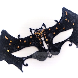 halloween bat animal mask for children and adults, bat lace masks, costume, animal mask, party costume, masquerade